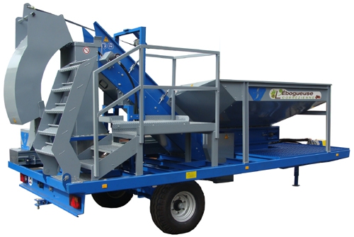 B.S.I. Remorque d&lsquo;éboguage et triage châtaignes